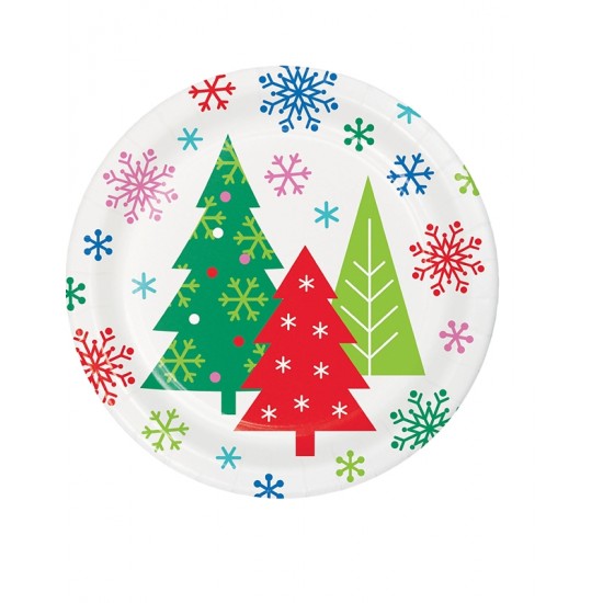 Πιάτα Mικρά Merry Everything - Creative Converting (8 Tεμάχια) Πιάτα Mικρά Merry Everything - Creative Converting (8 Tεμάχια)