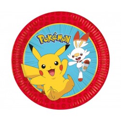 Χάρτινα Πιάτα φαγητού – Pokemon (8 τεμ)