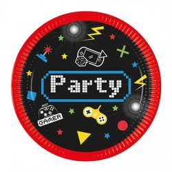 Πιάτα Μικρά Gaming Party (8 τεμ)