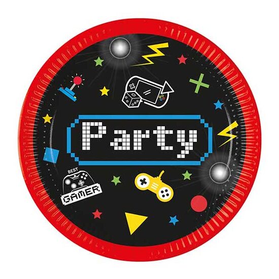 Πιάτα Μικρά Gaming Party (8 τεμ) Πιάτα Μικρά Gaming Party (8 τεμ)