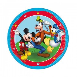 Πιάτα Μεγάλα Mickey Mouse (8 τεμ)