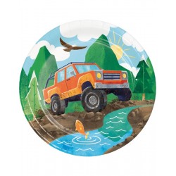 Πιάτα Mεγάλα Xάρτινα Outdoor Adventure