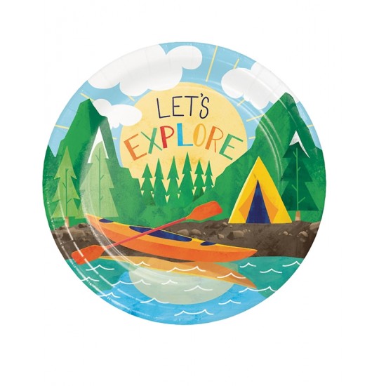 Πιάτα Mικρά Xάρτινα Outdoor Adventure Πιάτα Mικρά Xάρτινα Outdoor Adventure