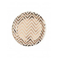 ΠΙΑΤΟ ΜΕΓΑΛΑ ΡΟΖ ΧΡΥΣΟ ΣΕΒΡΟΝ ΣΕΤ10τμχ