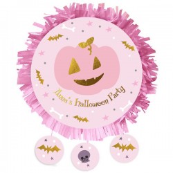 Πινιάτα Halloween Ροζ Κολοκύθα