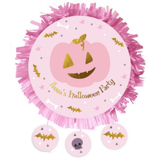 Πινιάτα Halloween Ροζ Κολοκύθα Πινιάτα Halloween Ροζ Κολοκύθα
