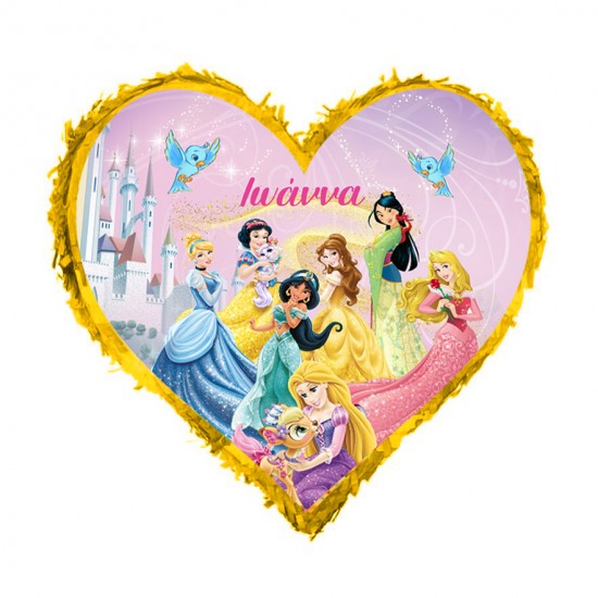 Πινιάτα Καρδιά Πριγκίπισσες Disney Πινιάτα Καρδιά Πριγκίπισσες Disney