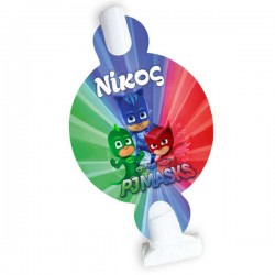 Blowouts Χάρτινα Pj Masks (8 τεμ.)