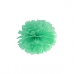 Pom Pom Χάρτινο Τυρκουάζ - 25cm