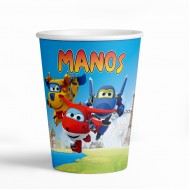 Ποτήρια με όνομα – Super Wings (6 τεμ)