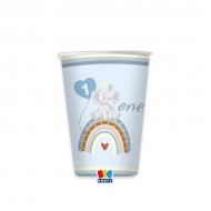 Γαλάζια Ποτήρια Χάρτινα – One ελεφαντάκι (8 τεμ)