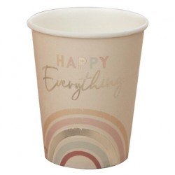 Ποτήρια Ουράνιο Τόξο – Happy Everything (8 τεμ)
