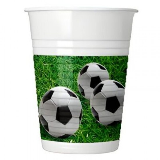Πλαστικά Ποτήρια Μπάλες Ποδοσφαίρου (8 τεμ)