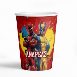 Ποτήρια Deadpool & Wolverine (6 τεμ)