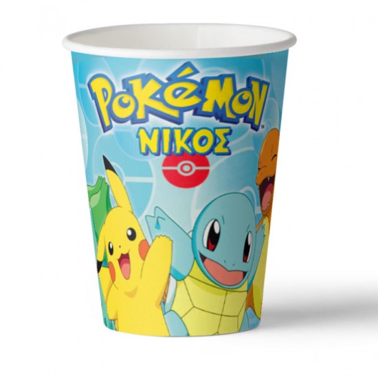 Ποτήρια με όνομα Pokemon (6 τεμ) Ποτήρια με όνομα Pokemon (6 τεμ)