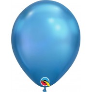 Μπαλόνι Λάτεξ 12'' Μπλε Chrome 