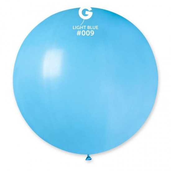 80cm - 31'' Γαλάζιο μεγάλο μπαλόνι