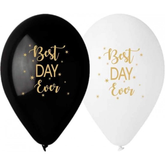 Μπαλόνι Λάτεξ 12" Best day Ever Μπαλόνι Λάτεξ 12" Best day Ever