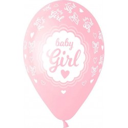 Μπαλόνι Λάτεξ 13" Baby Girl καρδούλες
