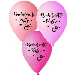 Μπαλόνι Λάτεξ Τυπωμένο 'Bachelorette Party' σε 3 χρώματα