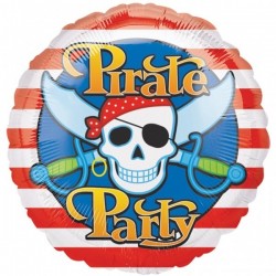 Μπαλόνι Foil Pirate Party Με Νεκροκεφαλή