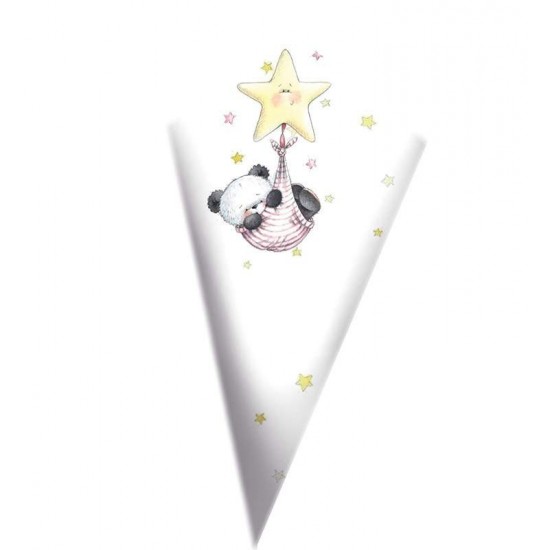 Χωνάκια ζαχαρωτών Βάπτισης Panda (20 τεμ.) Χωνάκια ζαχαρωτών Βάπτισης Panda (20 τεμ.)