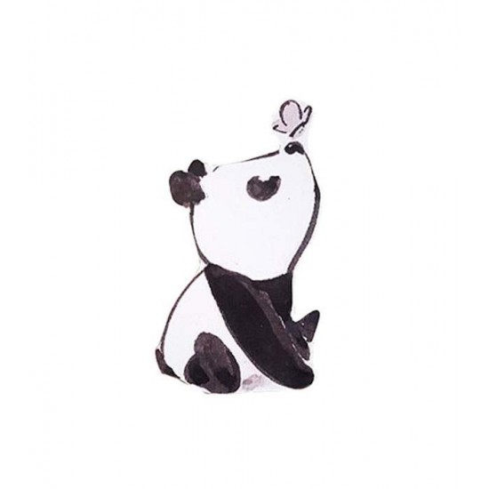 Διακοσμητικό μαγνητάκι βάπτισης Panda & πεταλουδίτσα