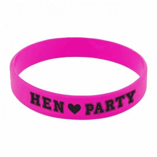 Πλαστικό βραχιολάκι 'Hen Party' (6 τεμ) Πλαστικό βραχιολάκι 'Hen Party' (6 τεμ)