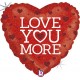 Μπαλόνι Foil Αγάπης Love Υou Μore 46 εκ. Μπαλόνι Foil Αγάπης Love Υou Μore 46 εκ.
