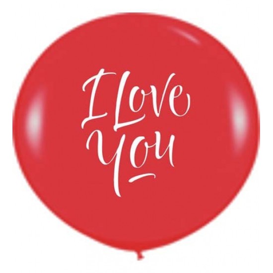 Μπαλόνι Λάτεξ 40" Κόκκινο I love you Μπαλόνι Λάτεξ 40" Κόκκινο I love you