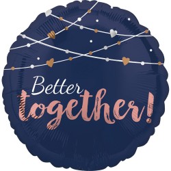 Μπαλόνι Foil Αγάπης Navy Love 43εκ.
