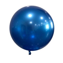 Μπαλόνι Chrome μπλε σφαίρα 18''