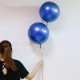 Μπαλόνι Chrome μπλε σφαίρα 18'' Μπαλόνι Chrome μπλε σφαίρα 18''