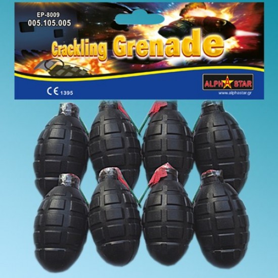 Χειροβομβίδα Crackling (8 τεμάχια) - Πυροτεχνήματα Χειροβομβίδα Crackling (8 τεμάχια) - Πυροτεχνήματα