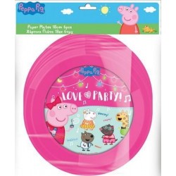 ΠΙΑΤΑ ΜΕΓΑΛΑ 6ΤΕΜ PEPPA PIG