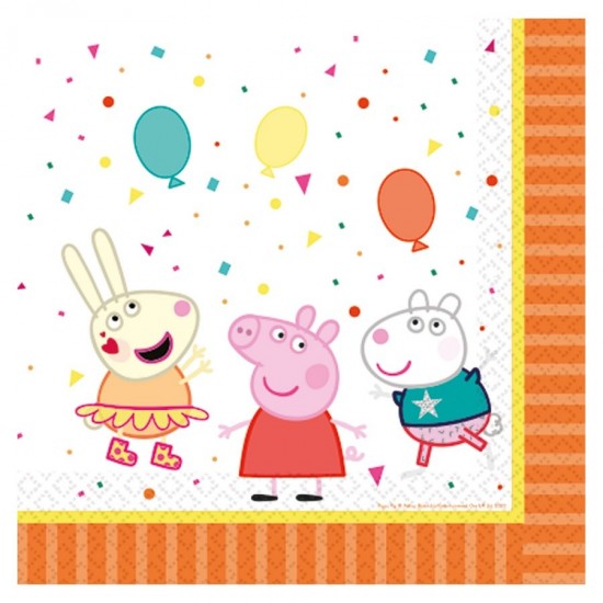 Χαρτοπετσέτες Μεγάλες Peppa Pig /16 τεμ Χαρτοπετσέτες Μεγάλες Peppa Pig /16 τεμ