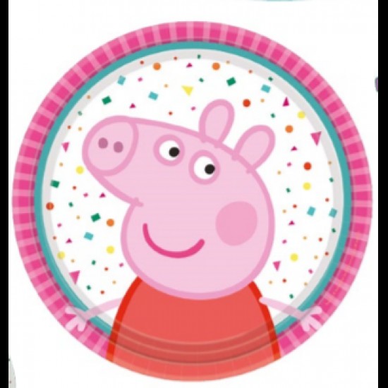 Πιάτα Μικρά Χάρτινα Peppa Pig / 8 τεμ Πιάτα Μικρά Χάρτινα Peppa Pig / 8 τεμ