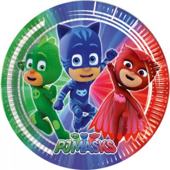 Πιάτα Μεγάλα PJ Masks (8 τεμ) Πιάτα Μεγάλα PJ Masks (8 τεμ)