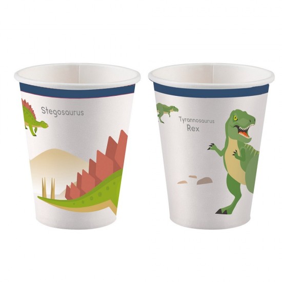 Ποτήρια Happy Dinosaur /8 τεμ Ποτήρια Happy Dinosaur /8 τεμ