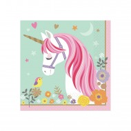 Χαρτοπετσέτες Μεγάλες Magical Unicorn /16 τεμ