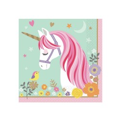 Χαρτοπετσέτες Μεγάλες Magical Unicorn /16 τεμ