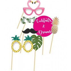 Στικάκια Photo booth Aloha (7 τεμ)