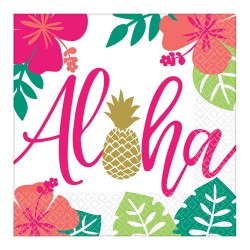 Χαρτοπετσέτες Μεγάλες Aloha-Pineapple-Flamingo /16 τεμ