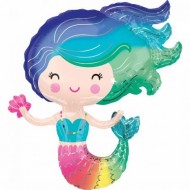 Μπαλόνι Foil Colorful Mermaid 73εκ x 76εκ