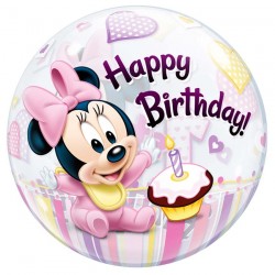 Μπαλόνι Bubble Minnie Mouse 1st Birthday 