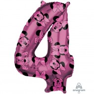 Μπαλόνι Foil Minnie Mouse Αριθμός 4 / 66 εκ