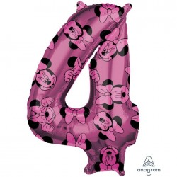 Μπαλόνι Foil Minnie Mouse Αριθμός 4 / 66 εκ