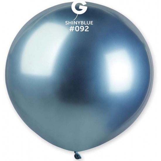 Shiny Μπλε Μπαλόνι 48 εκ - 19 ίντσες (5τεμ)