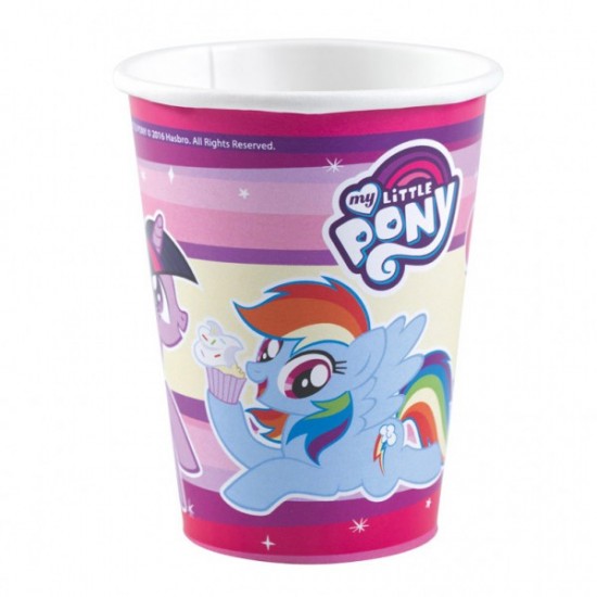 Ποτήρια My Little Pony New /8 τεμ Ποτήρια My Little Pony New /8 τεμ