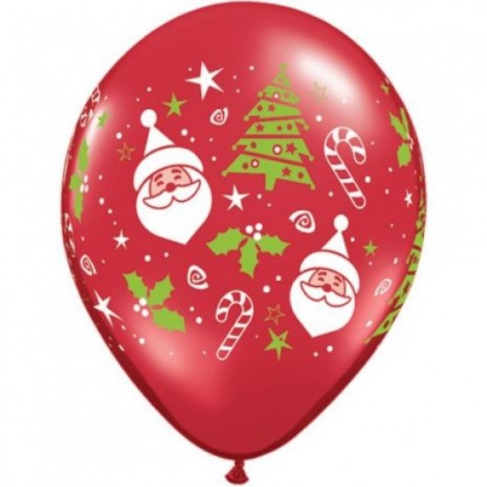 Μπαλόνι 11" Santa & Christmas Tree Μπαλόνι 11" Santa & Christmas Tree